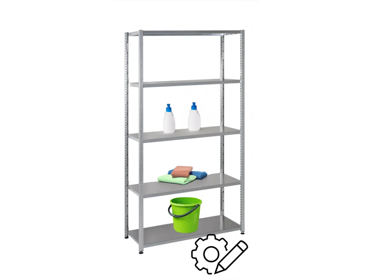 Stellingkast.nl  | Smal rek voor schoonmaakartikelen & kleine ruimtes