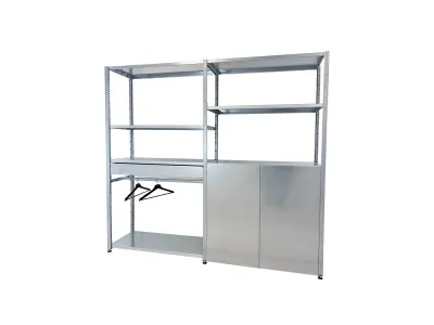 Metalen Stellingkast 200x204x40 cm – 8 Legborden – 90 kg per Plank – Opslagrek voor Garage, Schuur of Magazijn – Snelle Levering