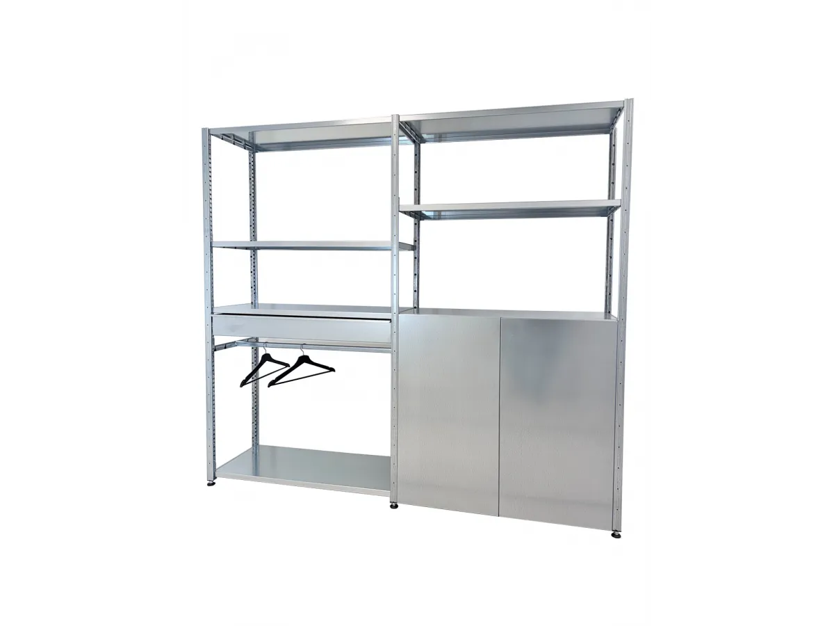 Metalen Stellingkast 200x204x40 cm – 8 Legborden – 90 kg per Plank – Opslagrek voor Garage, Schuur of Magazijn – Snelle Levering