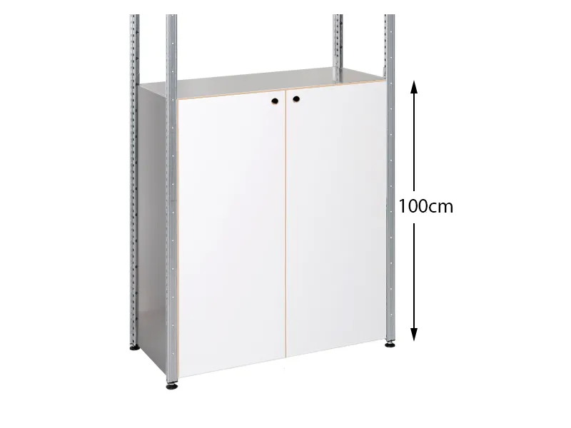 Deurenset Wit 100cm hoog (black)
