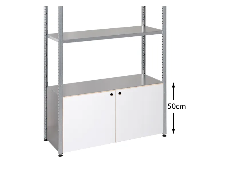 Deurenset Wit 50cm hoog (black)