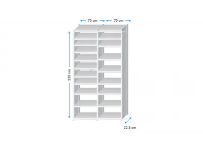 Voorraadkast 20cm diep